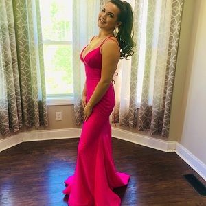 Sherri Hill hot pink size 8